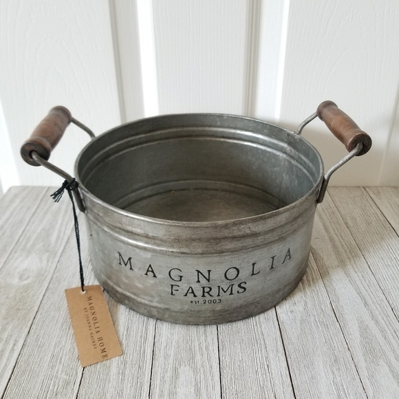 Magnolia Home Farms Galvanized Bucket - Picture 3 of 6